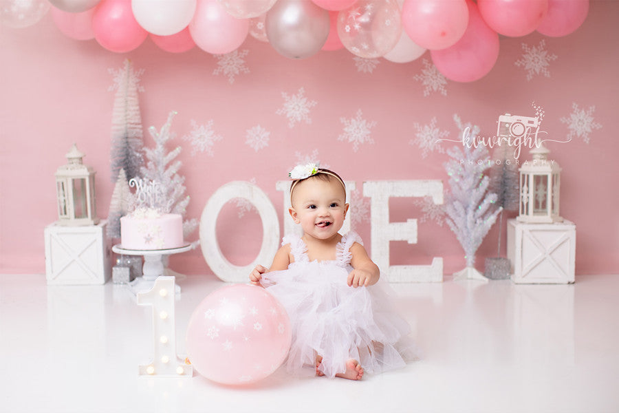 Avezano Pink Balloon Photography Birthday Backdrop Designed By Vanessa Wright-AVEZANO